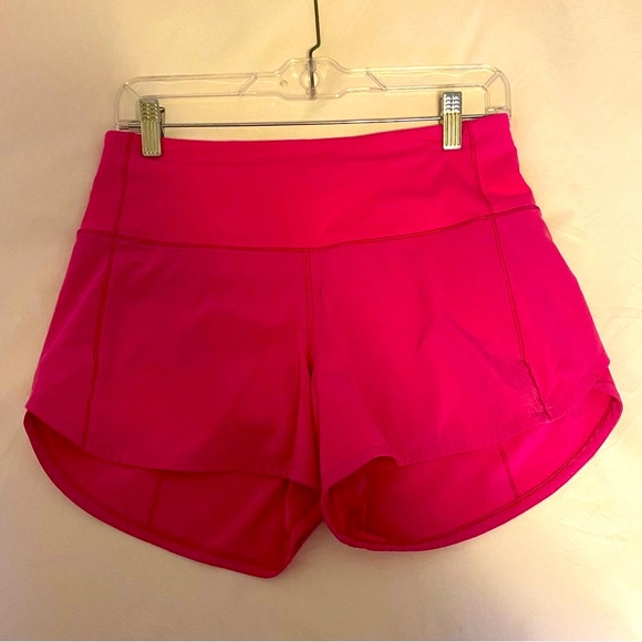 lululemon athletica Pants - Lululemon Speed Up High-Rise Lined Short 4” in "Sonic Pink".